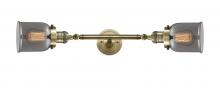 Innovations Lighting 208L-AB-G53-LED - Bell - 2 Light - 5 inch - Antique Brass - Bath Vanity Light