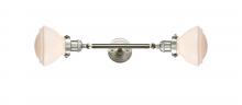 Innovations Lighting 208L-SN-G321-LED - Olean - 2 Light - 7 inch - Brushed Satin Nickel - Adjustable Bath Vanity Light