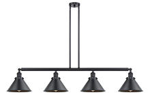 Innovations Lighting 214-BK-M10-BK - Briarcliff - 4 Light - 55 inch - Matte Black - Stem Hung - Island Light