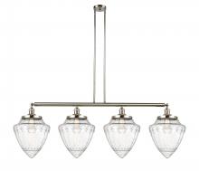 Innovations Lighting 214-PN-G664-12-LED - Bullet - 4 Light - 50 inch - Polished Nickel - Stem Hung - Adjustable Island Light