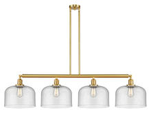 Innovations Lighting 214-SG-G74-L-LED - Bell - 4 Light - 54 inch - Satin Gold - Stem Hung - Island Light