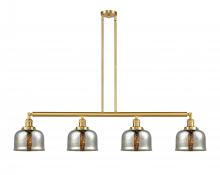 Innovations Lighting 214-SG-G78 - Bell - 4 Light - 53 inch - Satin Gold - Stem Hung - Island Light