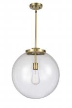 Innovations Lighting 221-1S-AB-G204-16 - Beacon - 1 Light - 16 inch - Antique Brass - Cord hung - Pendant