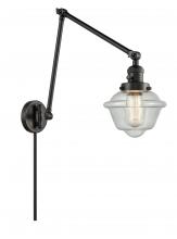 Innovations Lighting 238-BK-G534 - Oxford - 1 Light - 8 inch - Matte Black - Swing Arm