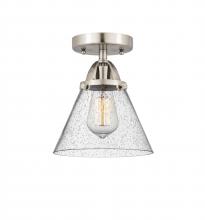 Innovations Lighting 288-1C-SN-G44-LED - Cone - 1 Light - 8 inch - Brushed Satin Nickel - Semi-Flush Mount