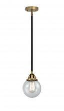 Innovations Lighting 288-1S-BAB-G204-6 - Beacon - 1 Light - 6 inch - Black Antique Brass - Cord hung - Mini Pendant