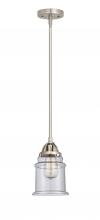  288-1S-SN-G184-LED - Canton - 1 Light - 6 inch - Brushed Satin Nickel - Cord hung - Mini Pendant