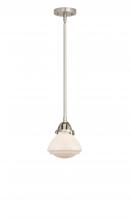  288-1S-SN-G321-LED - Olean - 1 Light - 7 inch - Brushed Satin Nickel - Cord hung - Mini Pendant