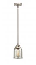  288-1S-SN-G58-LED - Bell - 1 Light - 5 inch - Brushed Satin Nickel - Cord hung - Mini Pendant