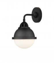 Innovations Lighting 288-1W-BK-HFS-61-BK-LED - Hampden - 1 Light - 7 inch - Matte Black - Sconce