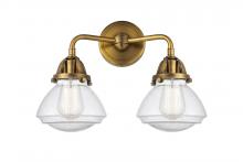 Innovations Lighting 288-2W-BB-G324-LED - Olean - 2 Light - 15 inch - Brushed Brass - Bath Vanity Light