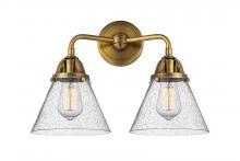 Innovations Lighting 288-2W-BB-G44-LED - Cone - 2 Light - 16 inch - Brushed Brass - Bath Vanity Light