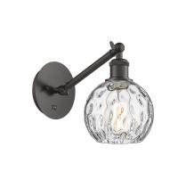 Innovations Lighting 317-1W-OB-G1215-6 - Athens Water Glass - 1 Light - 6 inch - Oil Rubbed Bronze - Sconce