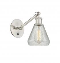 Innovations Lighting 317-1W-SN-G275-LED - Conesus - 1 Light - 6 inch - Brushed Satin Nickel - Adjustable Sconce