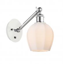 Innovations Lighting 317-1W-WPC-G461-6-LED - Norfolk - 1 Light - 6 inch - White Polished Chrome - Adjustable Sconce