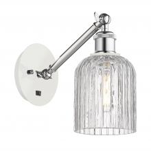 Innovations Lighting 317-1W-WPC-G559-5CL - Bridal Veil - 1 Light - 5 inch - White Polished Chrome - Sconce