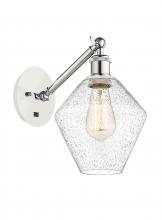 Innovations Lighting 317-1W-WPC-G654-8-LED - Cindyrella - 1 Light - 8 inch - White Polished Chrome - Adjustable Sconce