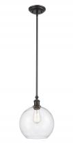 Innovations Lighting 341-1S-BK-G124-10-LED - Concord - 1 Light - 10 inch - Matte Black - Mini Pendant