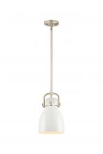 Innovations Lighting 410-1SS-SN-M412-8W - Newton Sphere - 1 Light - 8 inch - Satin Nickel - Multi Pendant