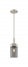 Innovations Lighting 427-1S-SN-G427-9SM - Claverack - 1 Light - 6 inch - Satin Nickel - Pendant