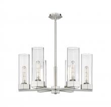 Innovations Lighting 427-6CR-SN-G427-14CL - Claverack - 6 Light - 28 inch - Satin Nickel - Chandelier