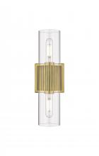 Innovations Lighting 428-2WL-BB-G428-7CL - Bolivar - 2 Light - 5 inch - Brushed Brass - Bath Vanity Light