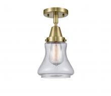 Innovations Lighting 447-1C-AB-G194-LED - Bellmont - 1 Light - 6 inch - Antique Brass - Flush Mount