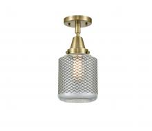 Innovations Lighting 447-1C-AB-G262-LED - Stanton - 1 Light - 6 inch - Antique Brass - Flush Mount