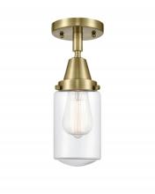 Innovations Lighting 447-1C-AB-G312-LED - Dover - 1 Light - 5 inch - Antique Brass - Flush Mount