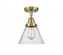 Innovations Lighting 447-1C-AB-G44-LED - Cone - 1 Light - 8 inch - Antique Brass - Flush Mount