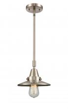 Innovations Lighting 447-1S-SN-M2-LED - Railroad - 1 Light - 8 inch - Brushed Satin Nickel - Mini Pendant