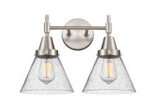 Innovations Lighting 447-2W-SN-G44-LED - Cone - 2 Light - 17 inch - Satin Nickel - Bath Vanity Light