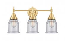 Innovations Lighting 447-3W-SG-G184-LED - Canton - 3 Light - 24 inch - Satin Gold - Bath Vanity Light