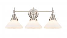 Innovations Lighting 447-3W-SN-W-LED - Caden - 3 Light - 26 inch - Satin Nickel - Bath Vanity Light