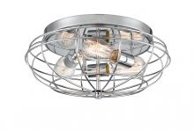 Innovations Lighting 510-3C-PC-LED - Providence - 3 Light - 15 inch - Polished Chrome - Flush Mount