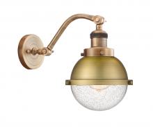 Innovations Lighting 515-1W-BB-HFS-64-BB-LED - Hampden - 1 Light - 7 inch - Brushed Brass - Sconce