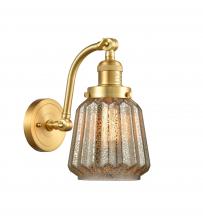 Innovations Lighting 515-1W-SG-G146-LED - Chatham - 1 Light - 7 inch - Satin Gold - Sconce