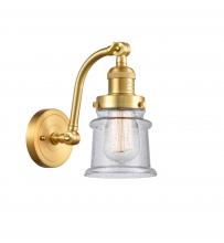 Innovations Lighting 515-1W-SG-G184S-LED - Canton - 1 Light - 7 inch - Satin Gold - Sconce