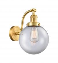 Innovations Lighting 515-1W-SG-G202-8-LED - Beacon - 1 Light - 8 inch - Satin Gold - Sconce