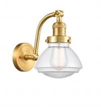 Innovations Lighting 515-1W-SG-G322-LED - Olean - 1 Light - 7 inch - Satin Gold - Sconce