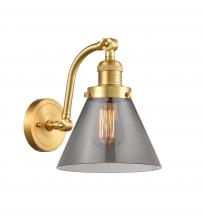 Innovations Lighting 515-1W-SG-G43-LED - Cone - 1 Light - 8 inch - Satin Gold - Sconce