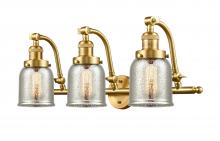 Innovations Lighting 515-3W-SG-G58-LED - Bell - 3 Light - 28 inch - Satin Gold - Bath Vanity Light