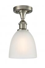 Innovations Lighting 516-1C-SN-G381-LED - Castile - 1 Light - 6 inch - Brushed Satin Nickel - Flush Mount