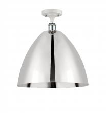 Innovations Lighting 516-1C-WPC-MBD-16-PC-LED - Bristol - 1 Light - 16 inch - White Polished Chrome - Semi-Flush Mount