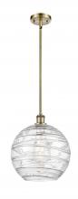 Innovations Lighting 516-1S-AB-G1213-12 - Athens Deco Swirl - 1 Light - 12 inch - Antique Brass - Mini Pendant