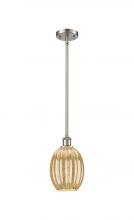 Innovations Lighting 516-1S-SN-G459-6ME - Preston Bulb - 1 Light - 6 inch - Brushed Satin Nickel - Stem hung - Mini Pendant