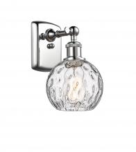 Innovations Lighting 516-1W-PC-G1215-6 - Athens Water Glass - 1 Light - 6 inch - Polished Chrome - Sconce
