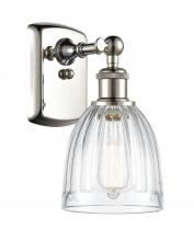 Innovations Lighting 516-1W-PN-G442-LED - Brookfield - 1 Light - 6 inch - Polished Nickel - Sconce