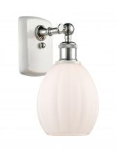 Innovations Lighting 516-1W-WPC-G81 - Eaton - 1 Light - 6 inch - White Polished Chrome - Sconce