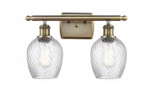 Innovations Lighting 516-2W-AB-G292-LED - Salina - 2 Light - 16 inch - Antique Brass - Bath Vanity Light